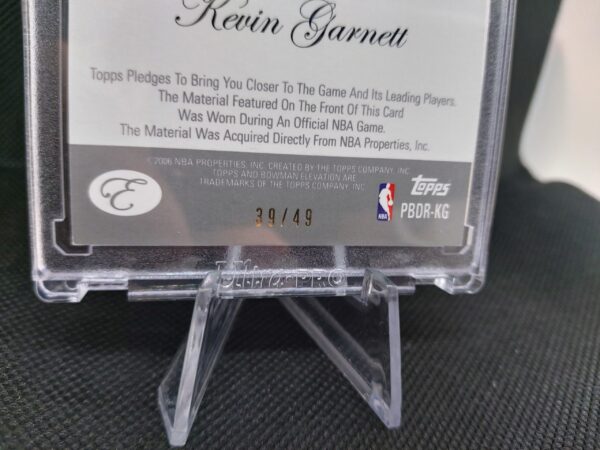2006-2007 Topps Bowmans Elevation Kevin Garnett #PBDR-KG 39/49 - Image 3