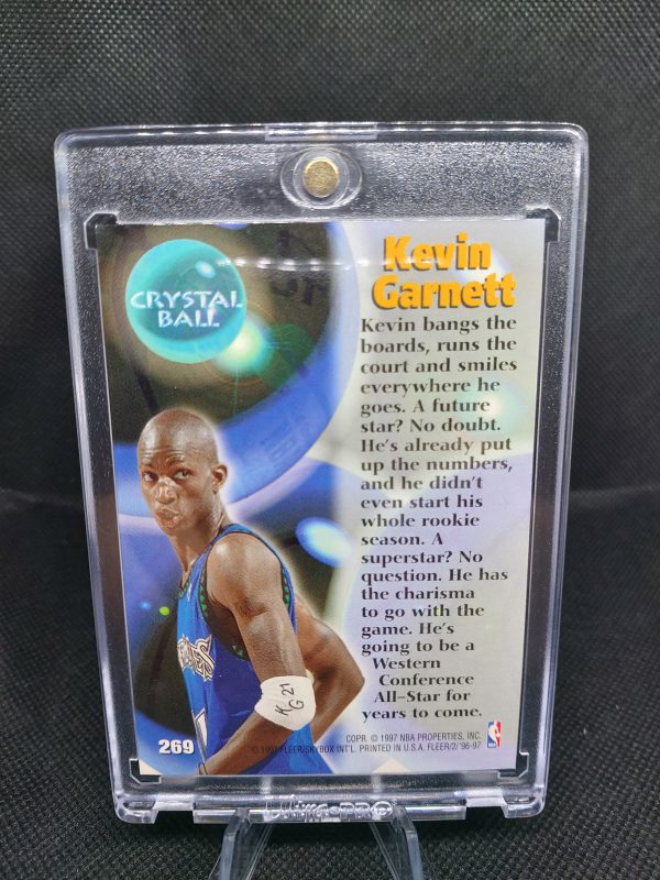 1996-1997 Fleer Crystal Ball Kevin Garnett #269 - Image 2