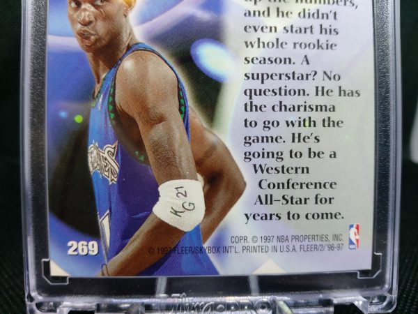 1996-1997 Fleer Crystal Ball Kevin Garnett #269 - Image 10