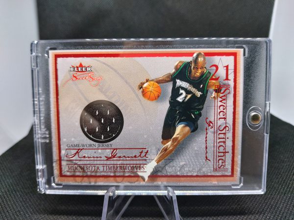 2004-2005 Fleer Sweet Sigs Stitches Kevin Garnett #SST-KG - Image 4