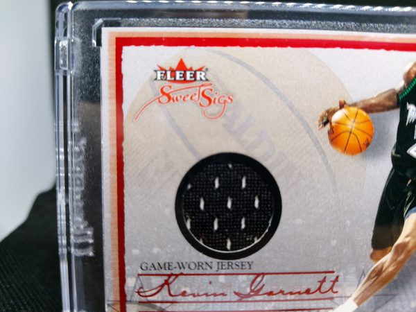 2004-2005 Fleer Sweet Sigs Stitches Kevin Garnett #SST-KG - Image 10