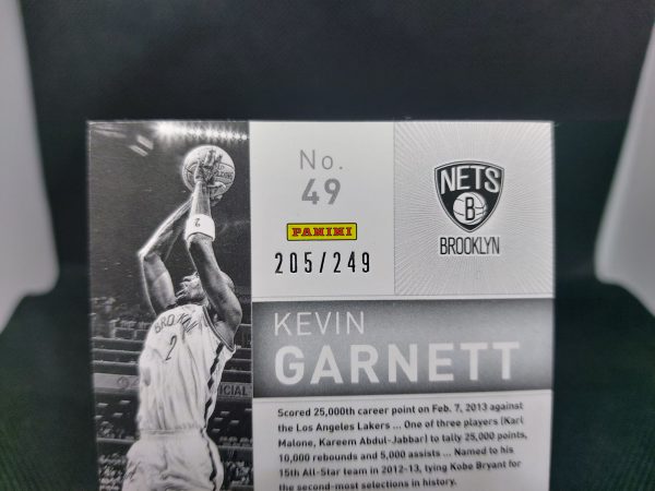 2014-2015 Panini Totally Certified Red Kevin Garnett #49 205/249 - Image 6