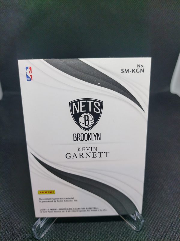 2018-2019 Panini Immaculate Standout Kevin Garnett #SM-KGN 16/49 - Image 8