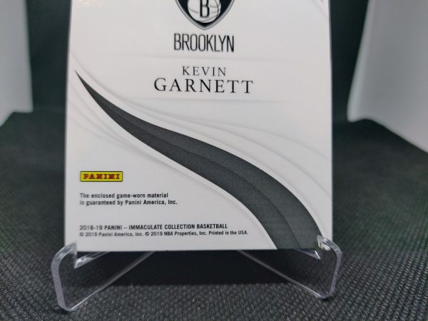 2018-2019 Panini Immaculate Standout Kevin Garnett #SM-KGN 16/49 - Image 11