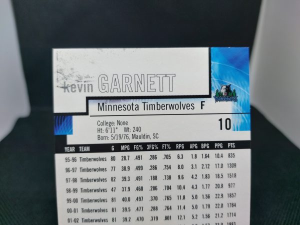 2003-2004 Fleer Mystique Kevin Garnett #10 - Image 6