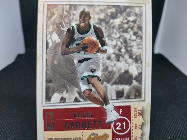 2004-2005 Fleer Authentix Kevin Garnett #34 - Image 3