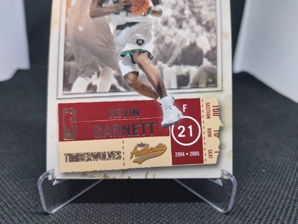 2004-2005 Fleer Authentix Kevin Garnett #34 - Image 4
