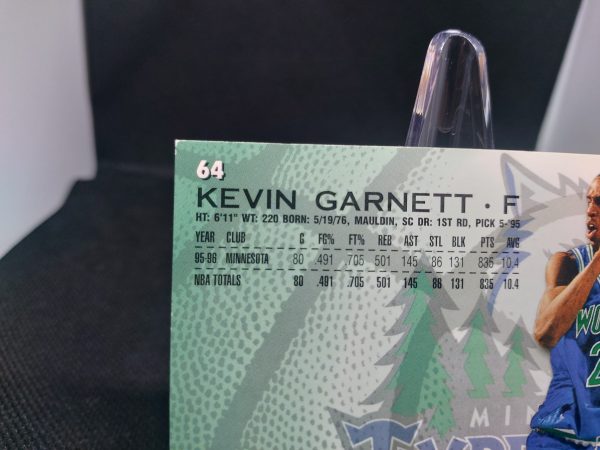 1996-1997 Fleer Kevin Garnett #64 - Image 7