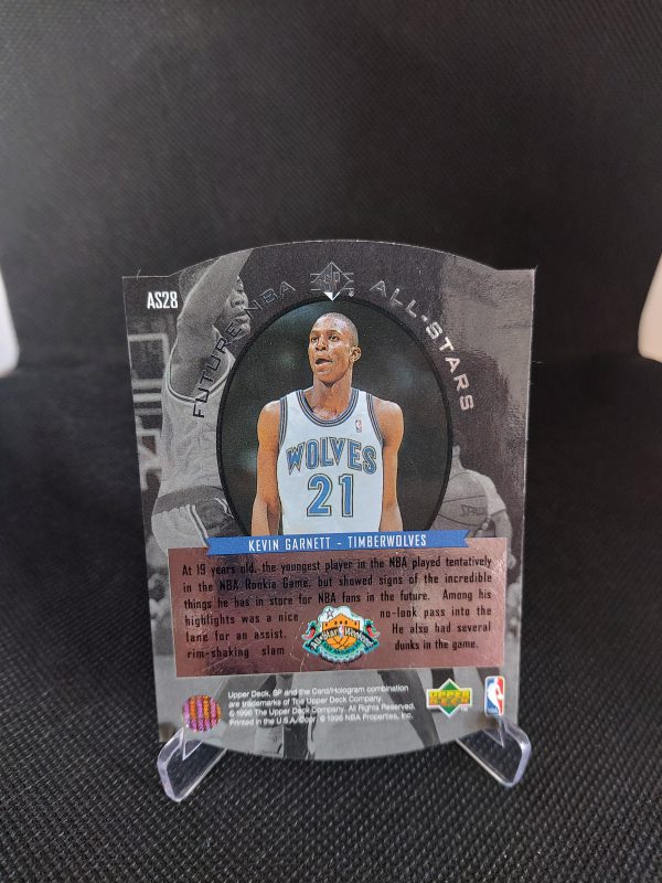 1995-1996 Upper Deck SP All-Star Die Cut Kevin Garnett #AS28 - Image 8