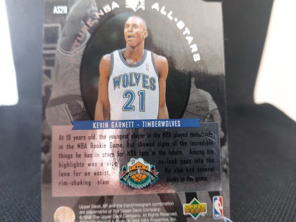 1995-1996 Upper Deck SP All-Star Die Cut Kevin Garnett #AS28 - Image 17