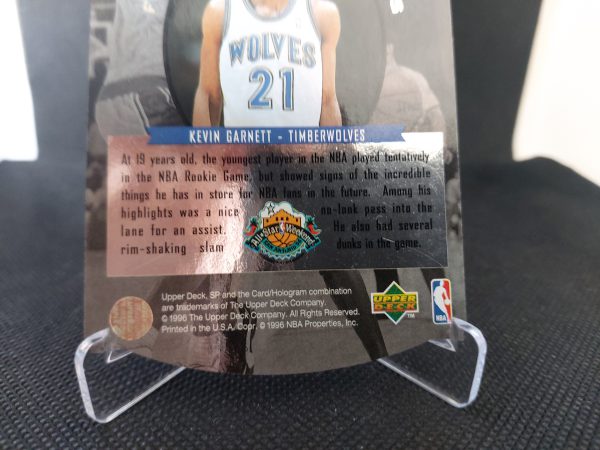 1995-1996 Upper Deck SP All-Star Die Cut Kevin Garnett #AS28 - Image 18