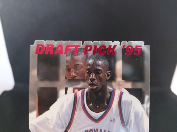 1995-1996 Press Pass Draft Pick Die Cut Kevin Garnett #5 - Image 3