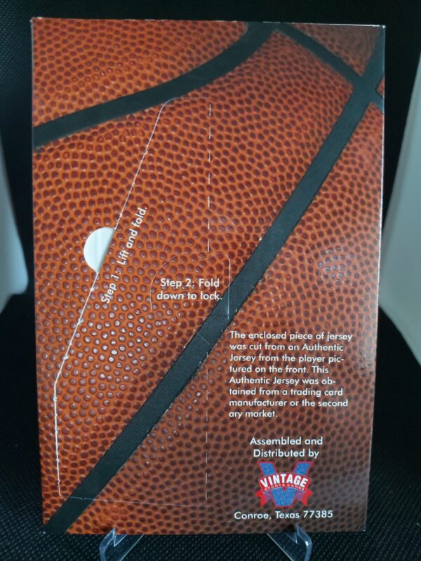2004-2005 Topps Bazooka 4x6 Authentic Jersery Kevin Garnett - Image 2