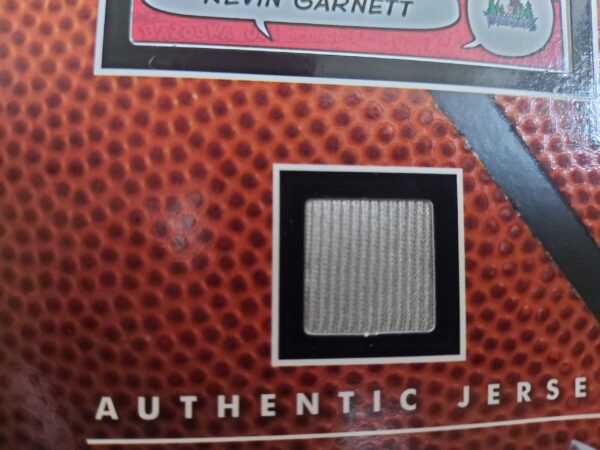 2004-2005 Topps Bazooka 4x6 Authentic Jersery Kevin Garnett - Image 7